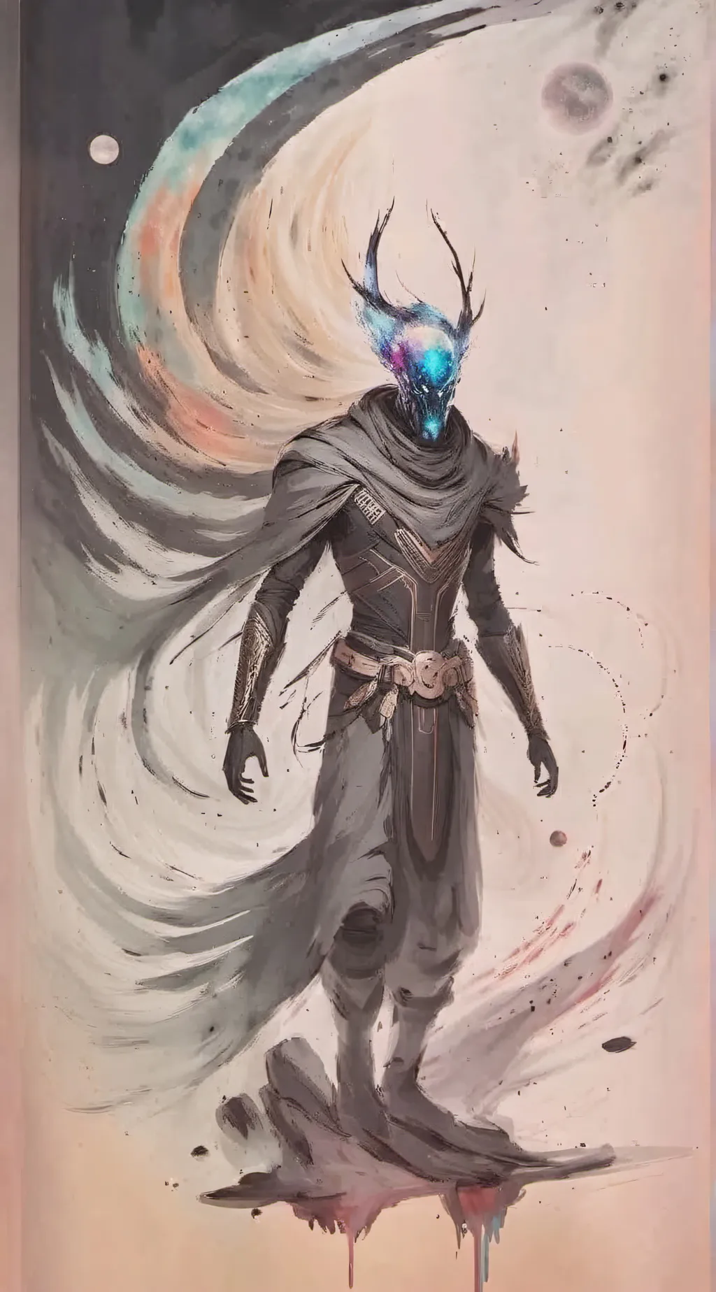 ai character: Space Controller background