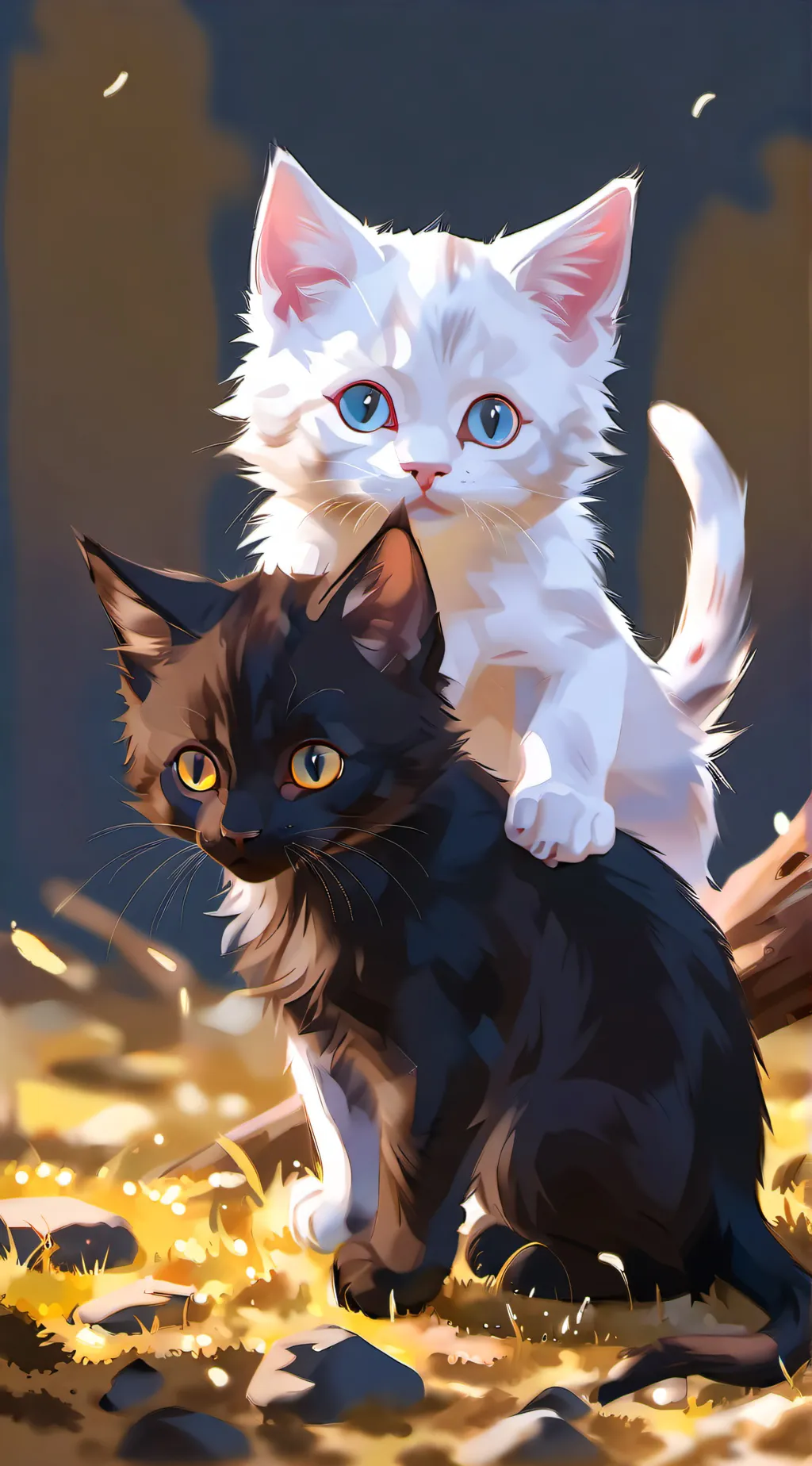 ai character: ~•Mocha&Frieren•~ background