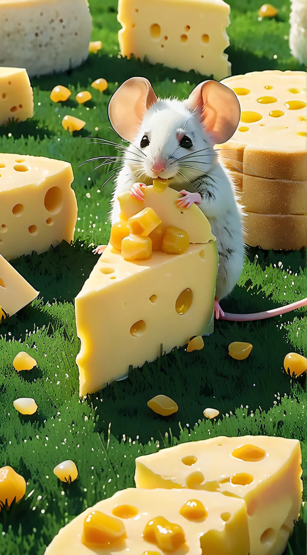 ai character: Mouse background