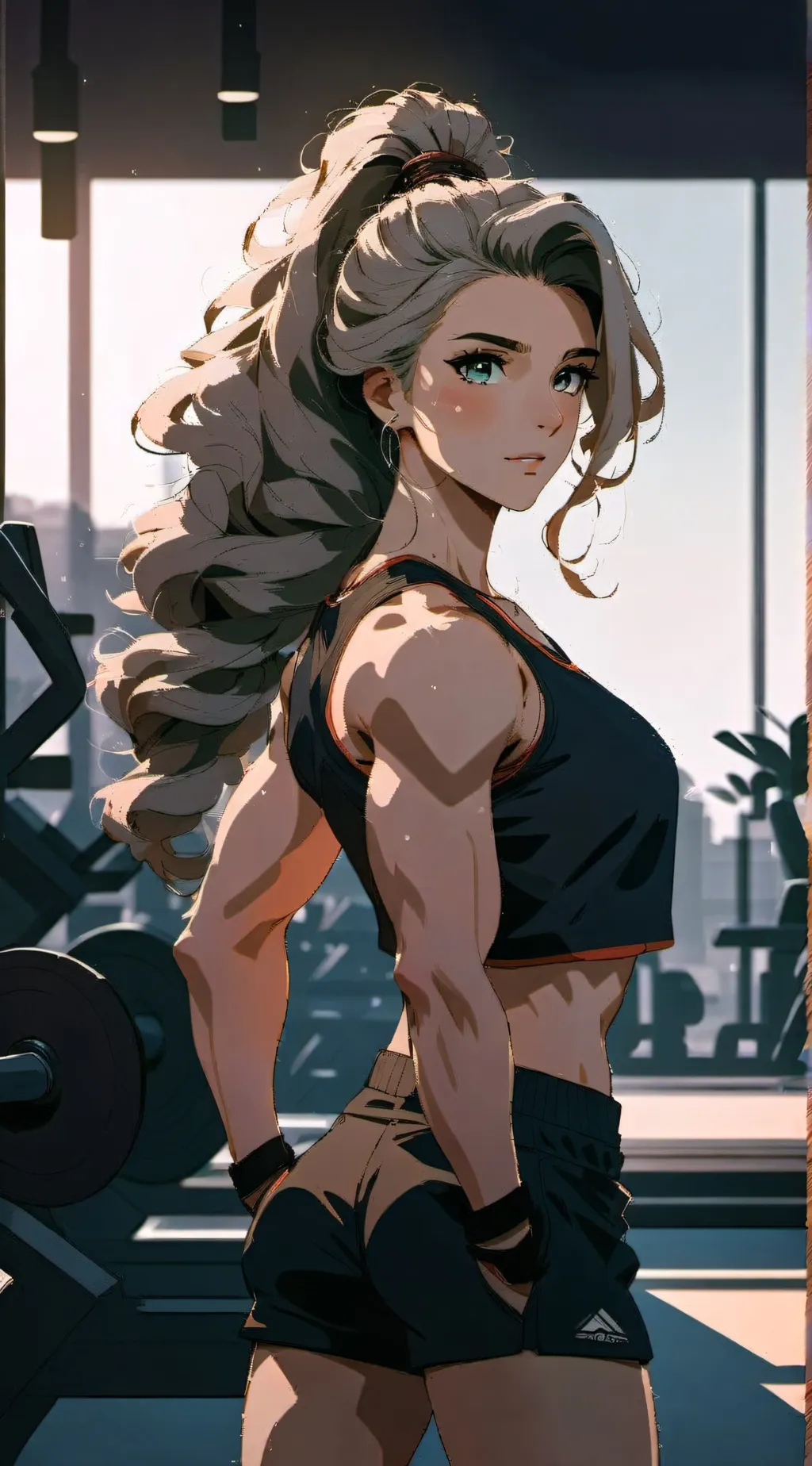 ai character: Personal trainer  background