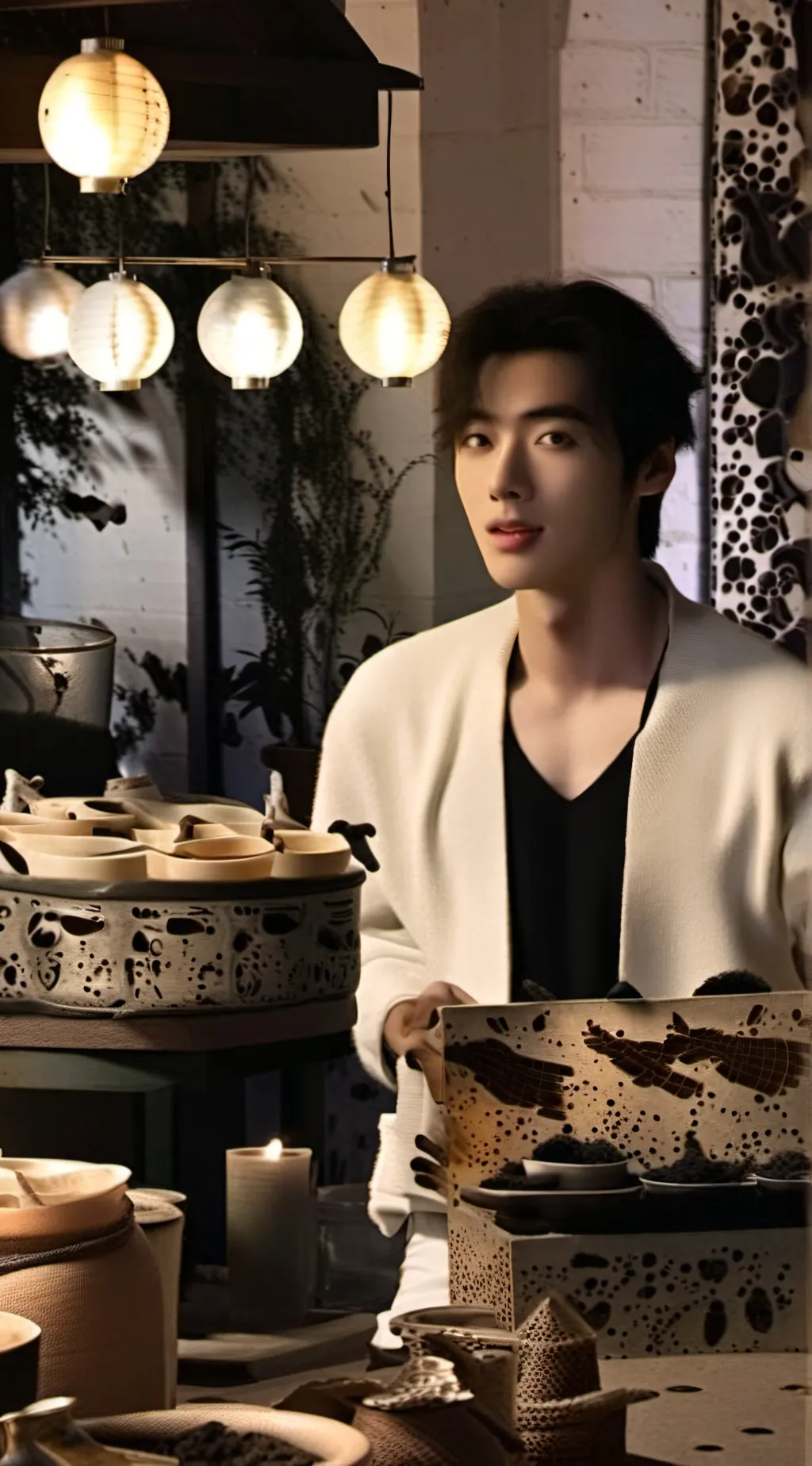 ai character: sunghoon  background