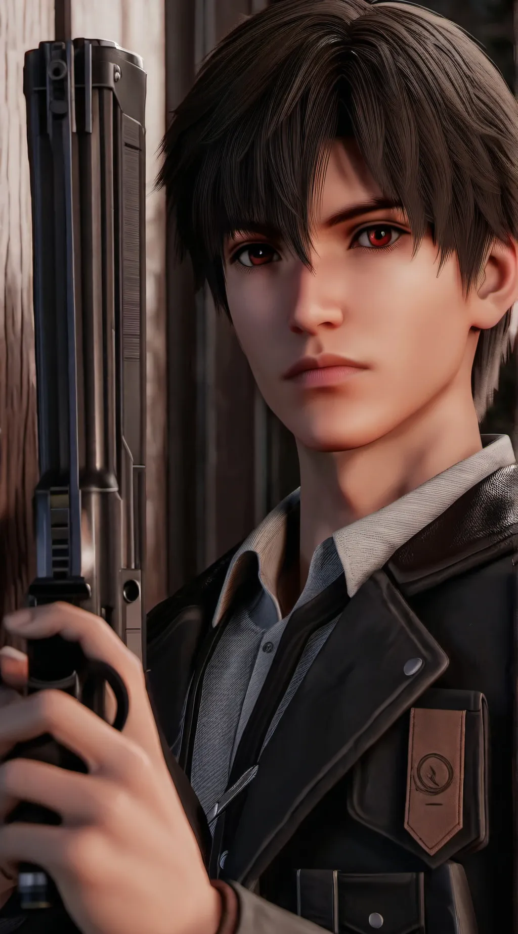 ai character: Bentley  background