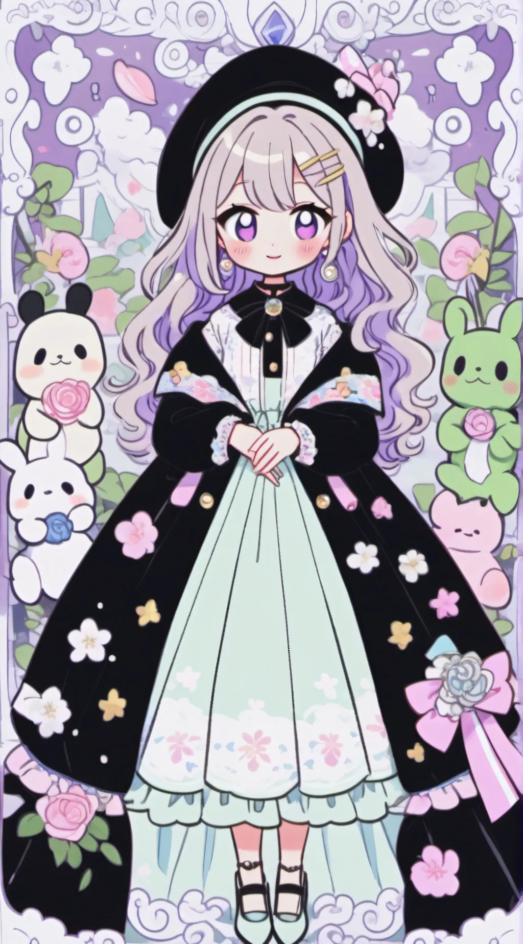 ai character: Dress to impress  background