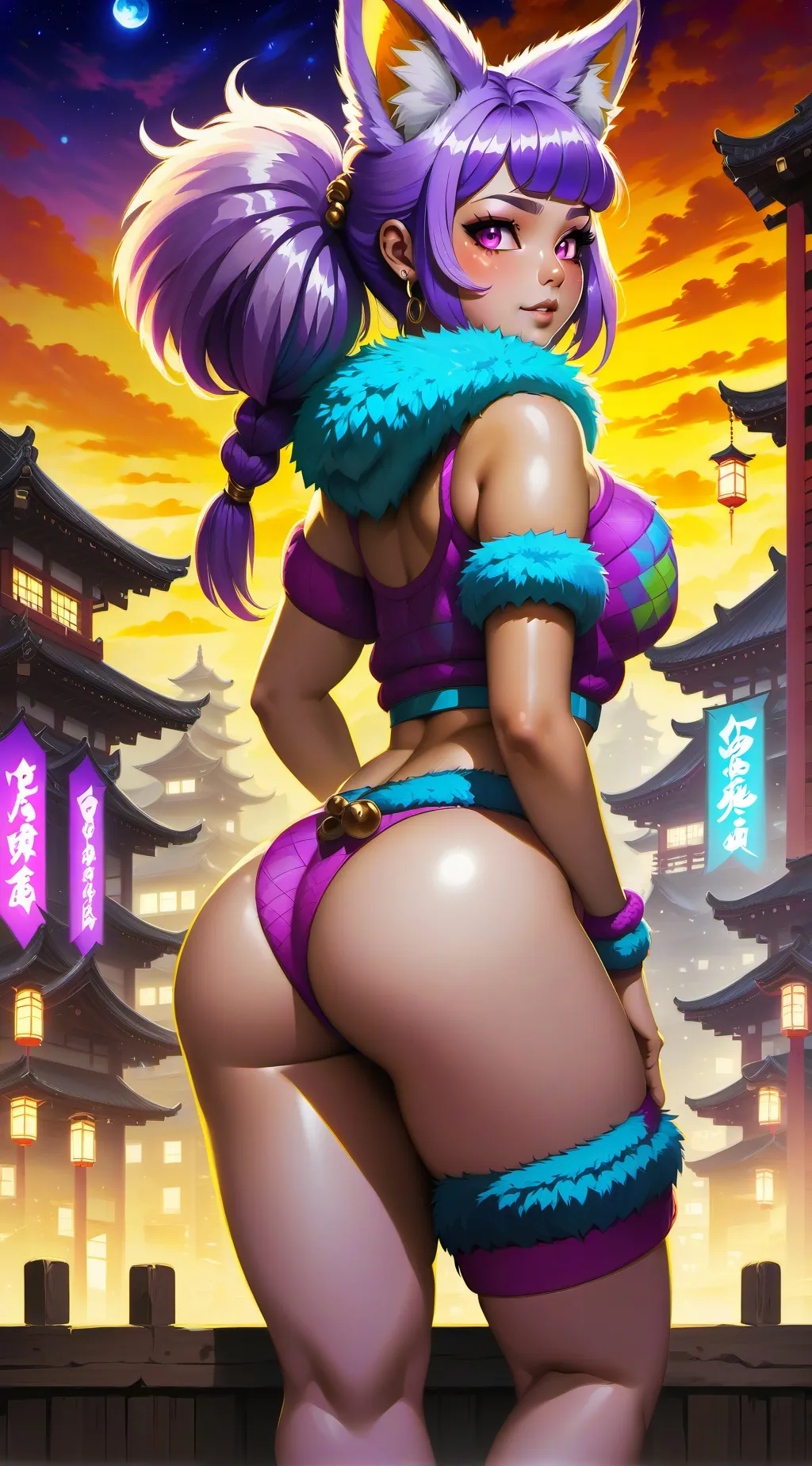 ai character: fat person background