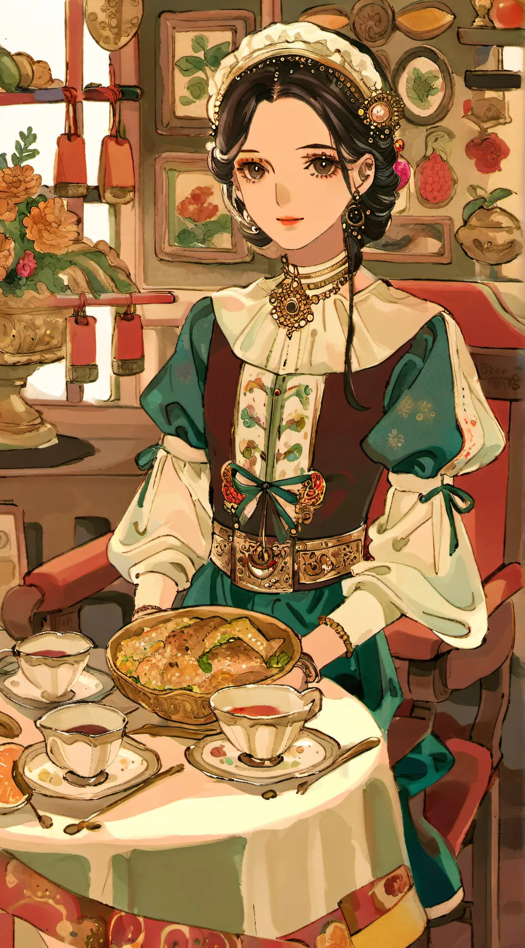 ai character: Mika background