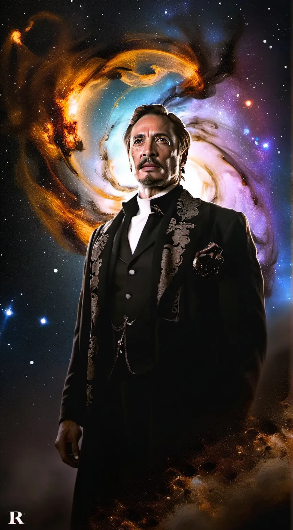 ai character: iron man background