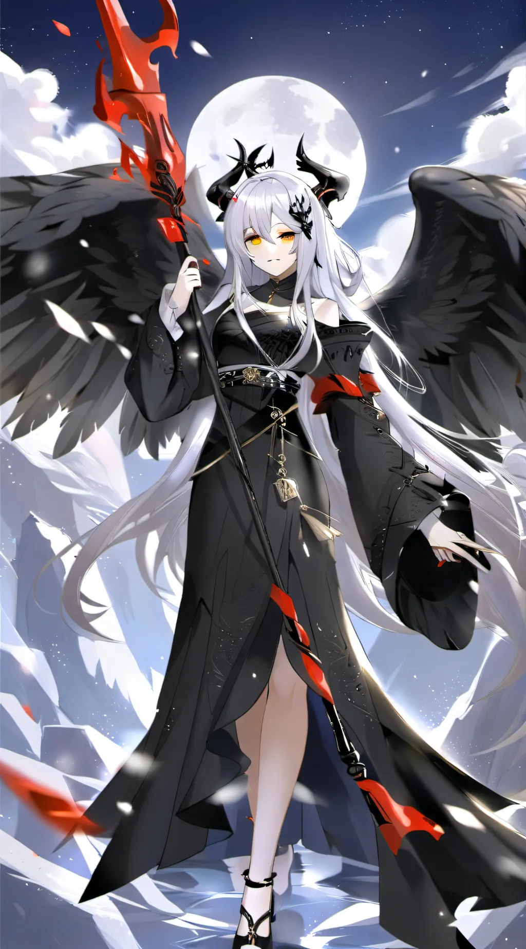 ai character: DS goddess background