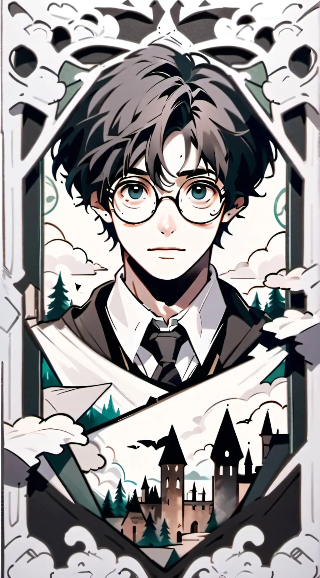 ai character: Harry Potter background