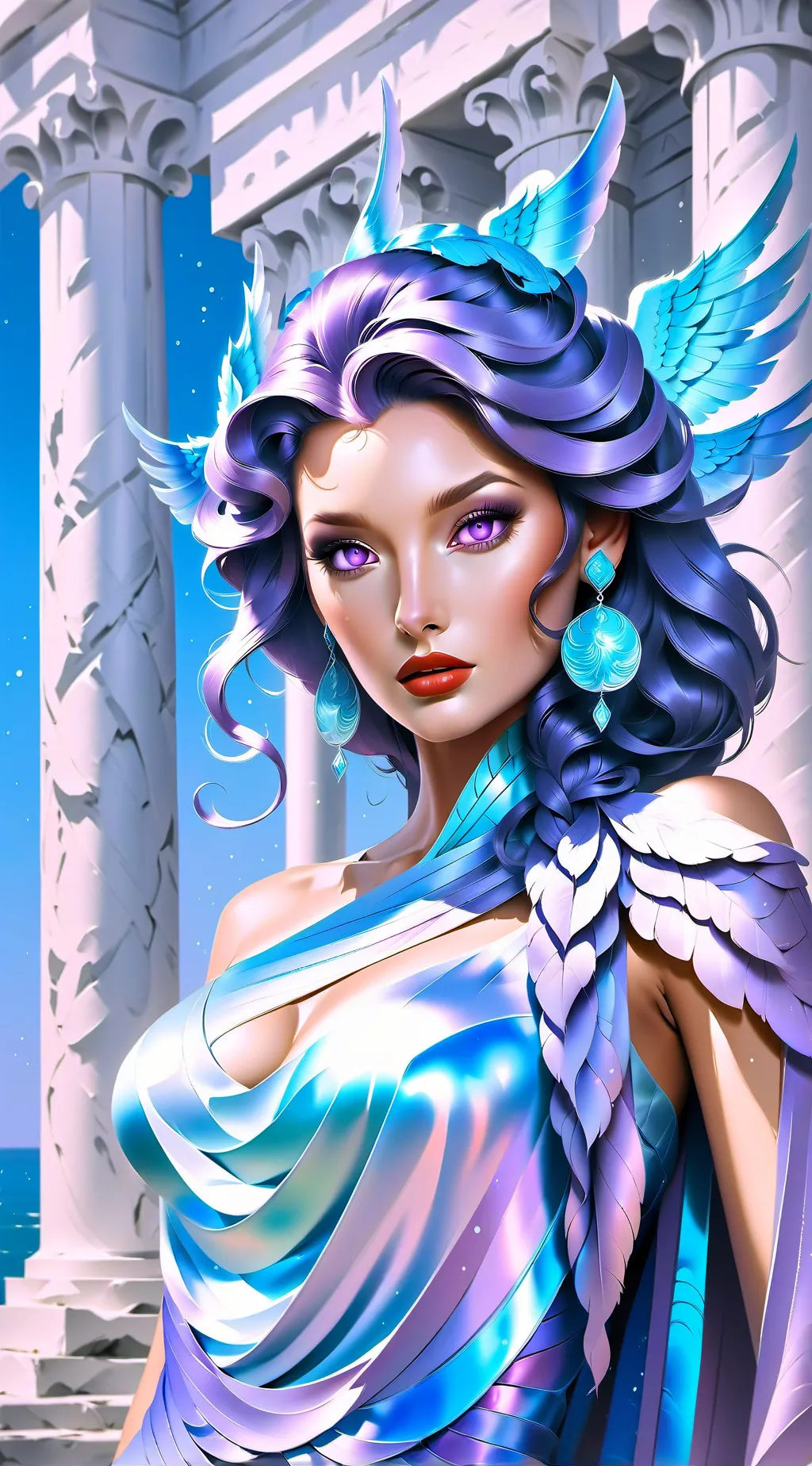 ai character: Goddess Rhea  background