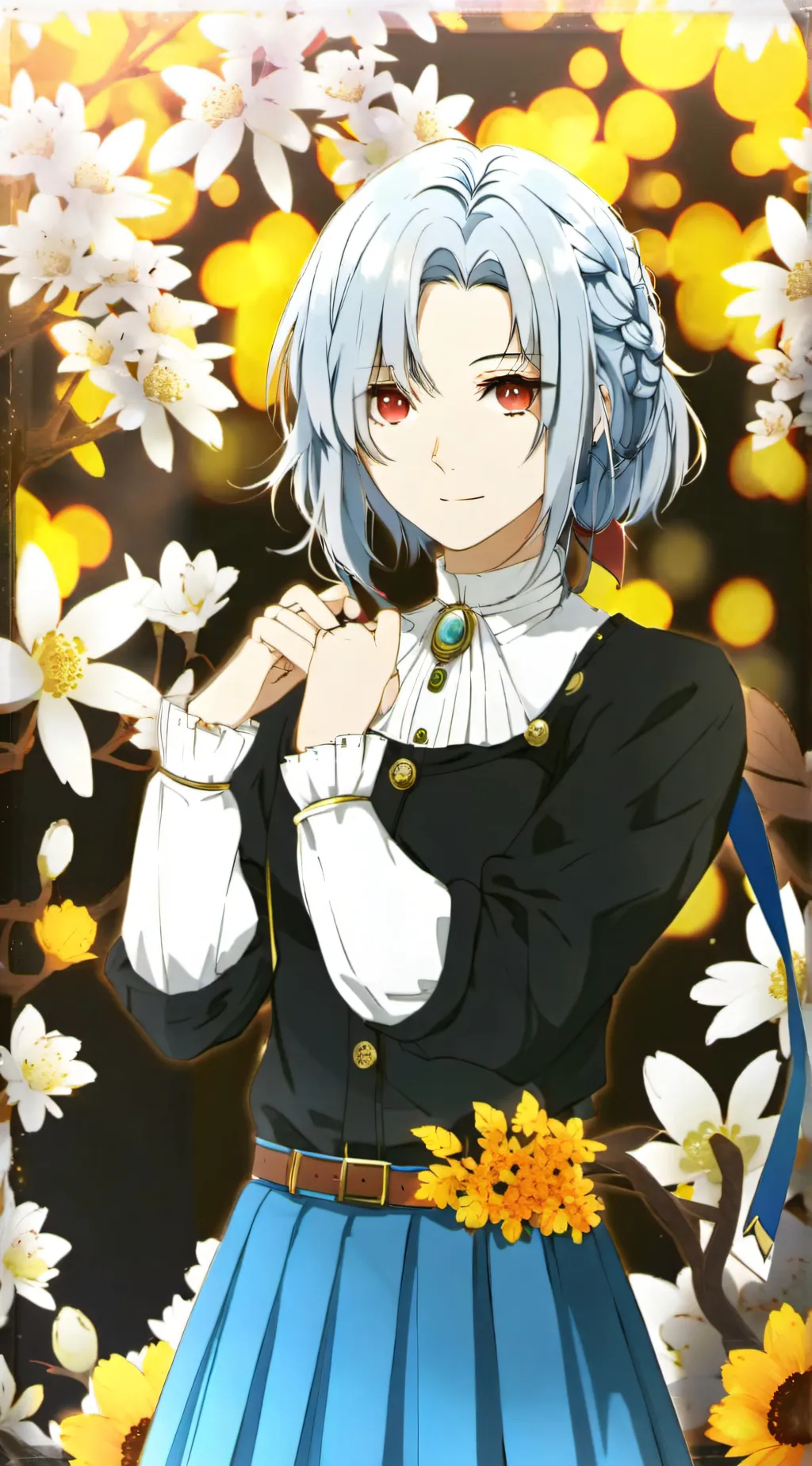 ai character: Inglés a Español background