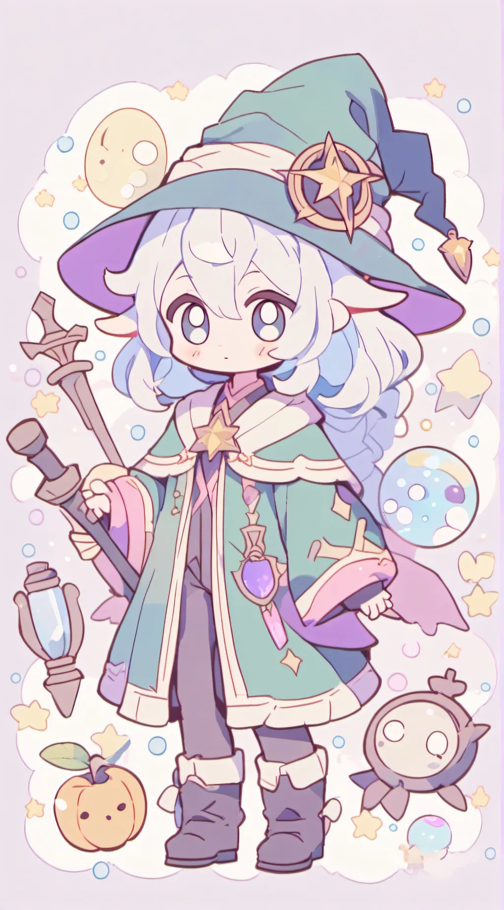 ai character: Wizard school background