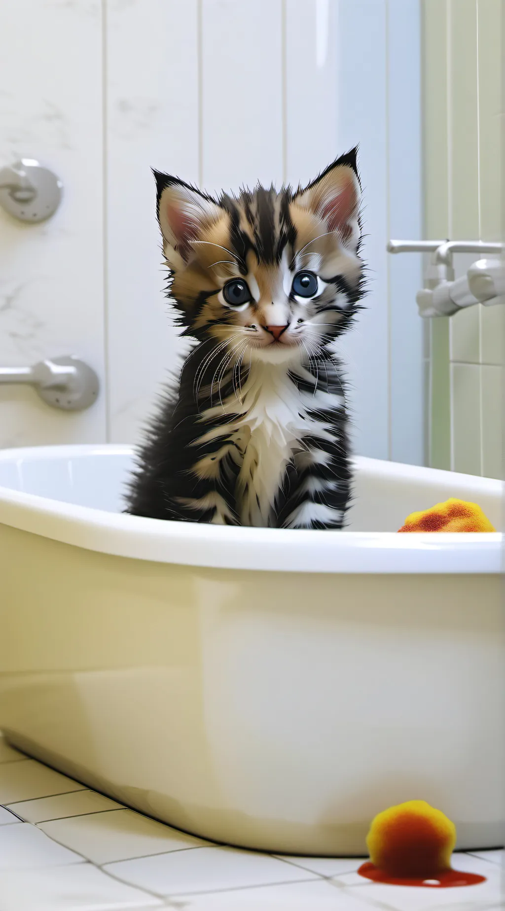 ai character: kittens background