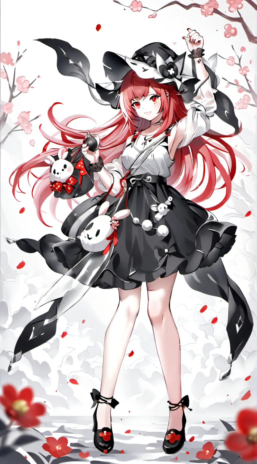 ai character: flor  background
