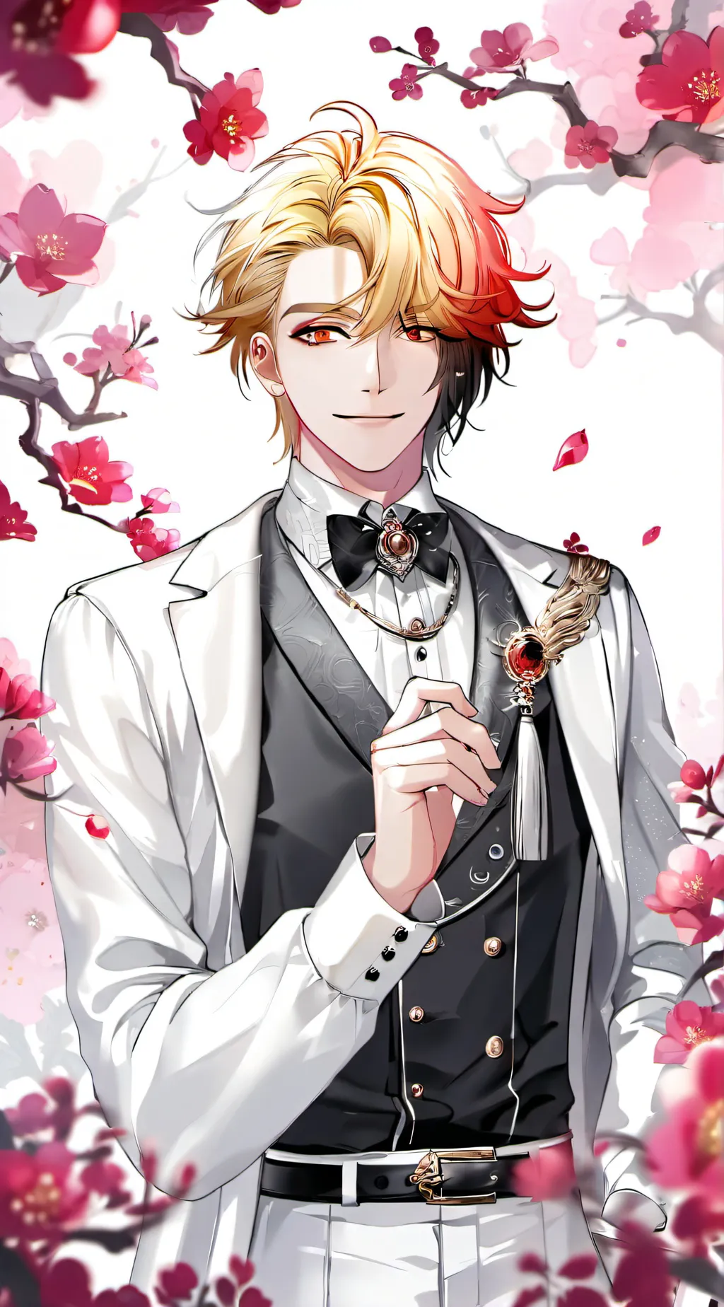 ai character: hate and love background