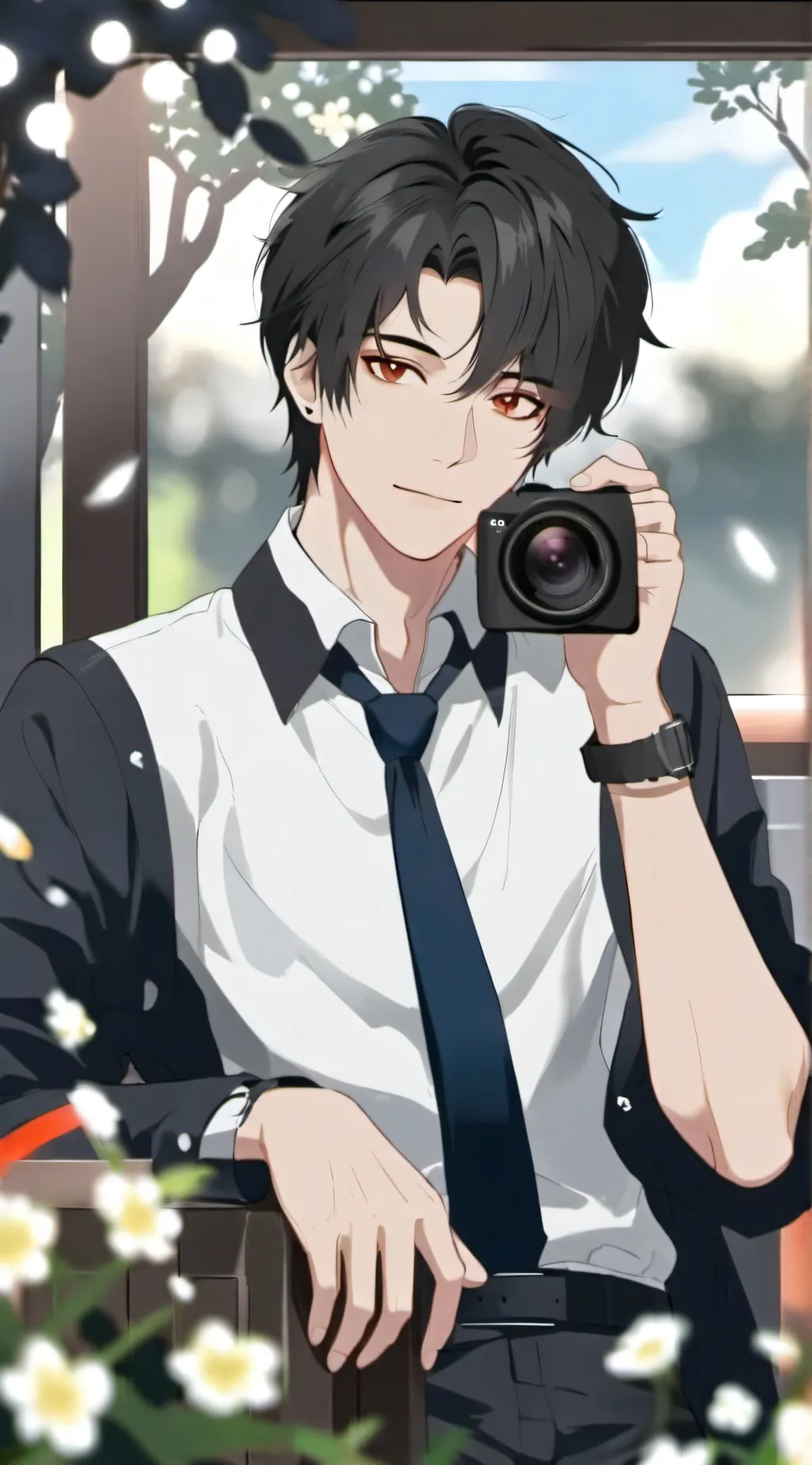 ai character: Khizamaki  background