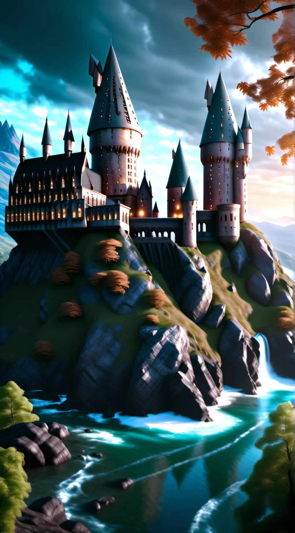 ai character: Gay Hogwart background