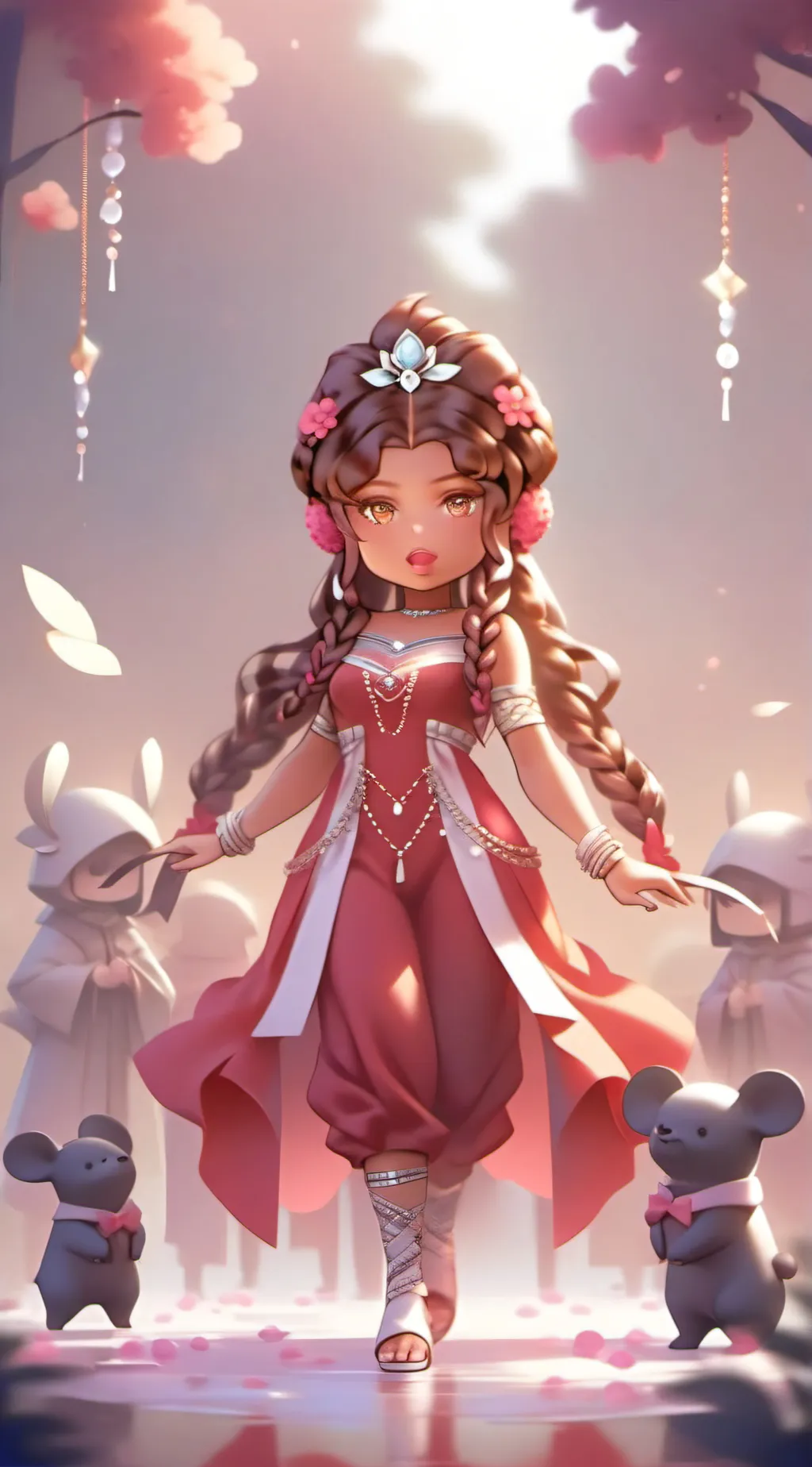 ai character: dress to inpress background