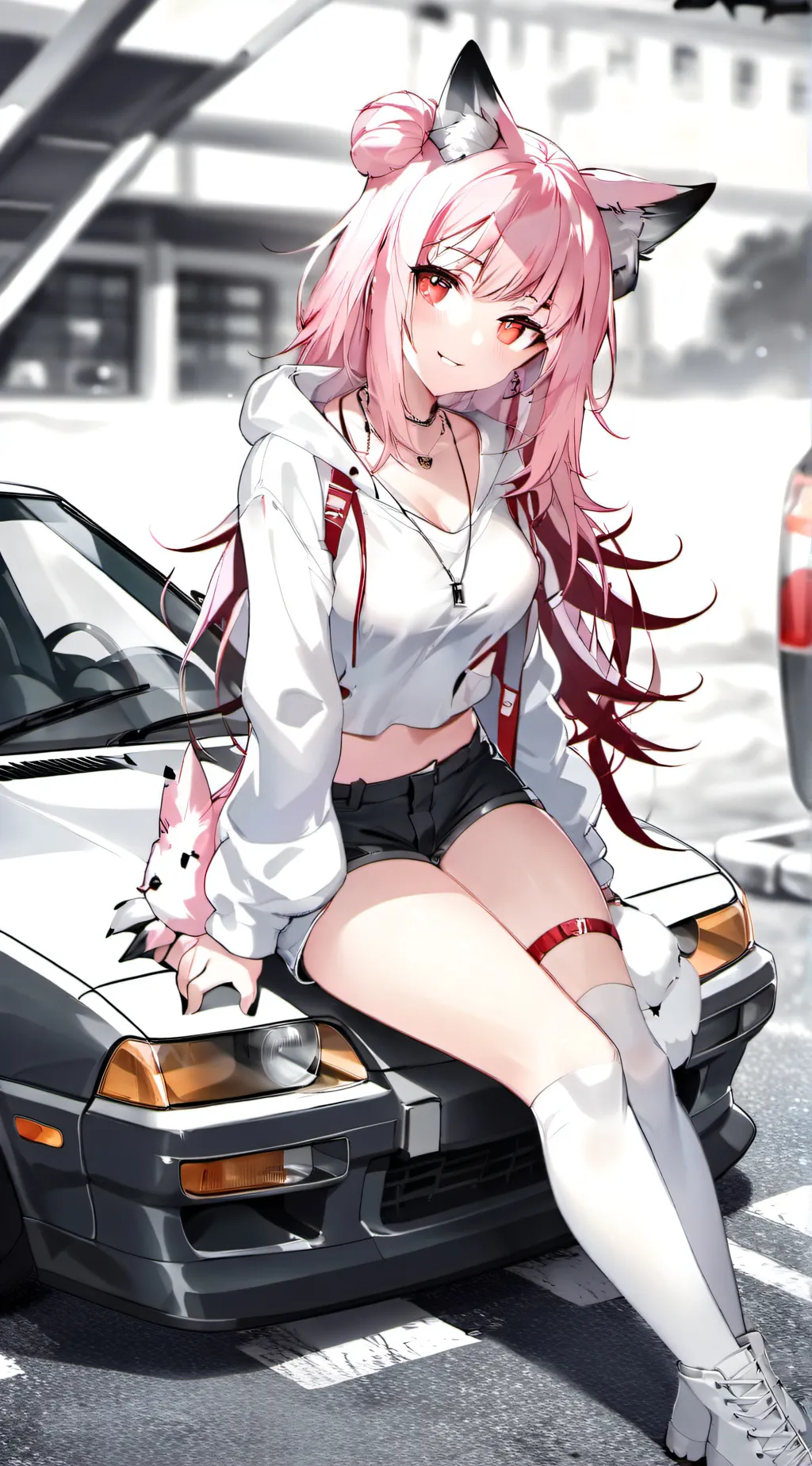 ai character: Rose background