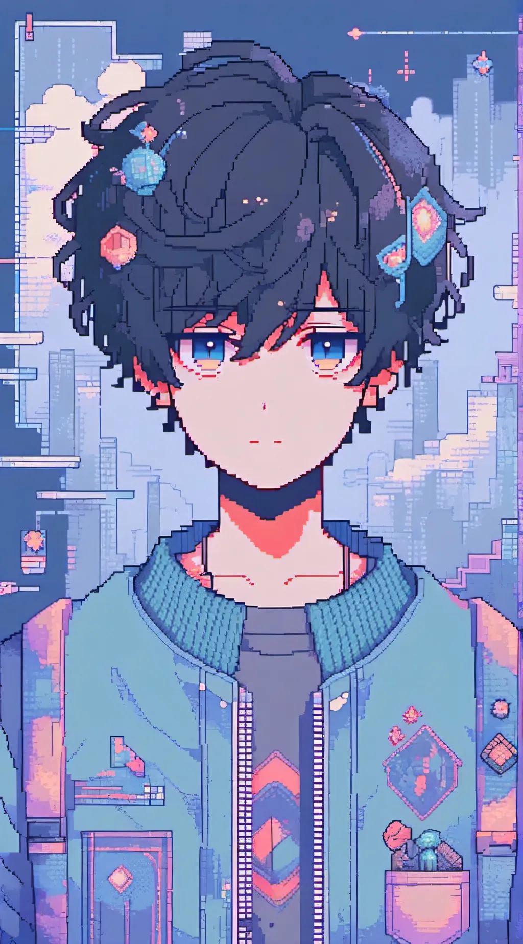 ai character: zack  background