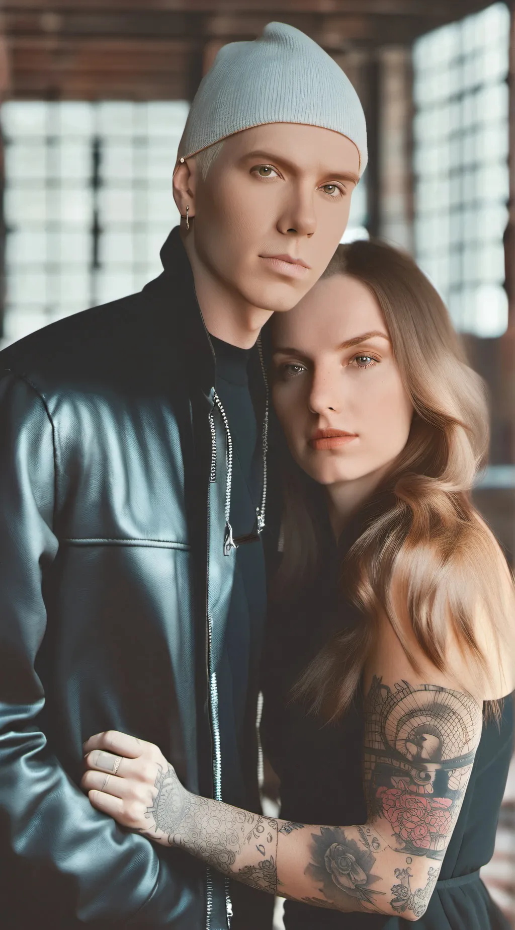 ai character: eminem  background