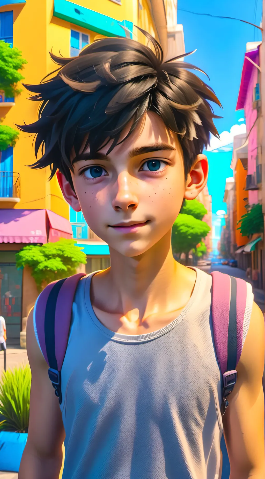 ai character: Max  background