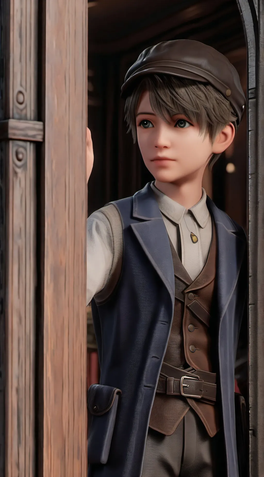 ai character: Oliver twist  background