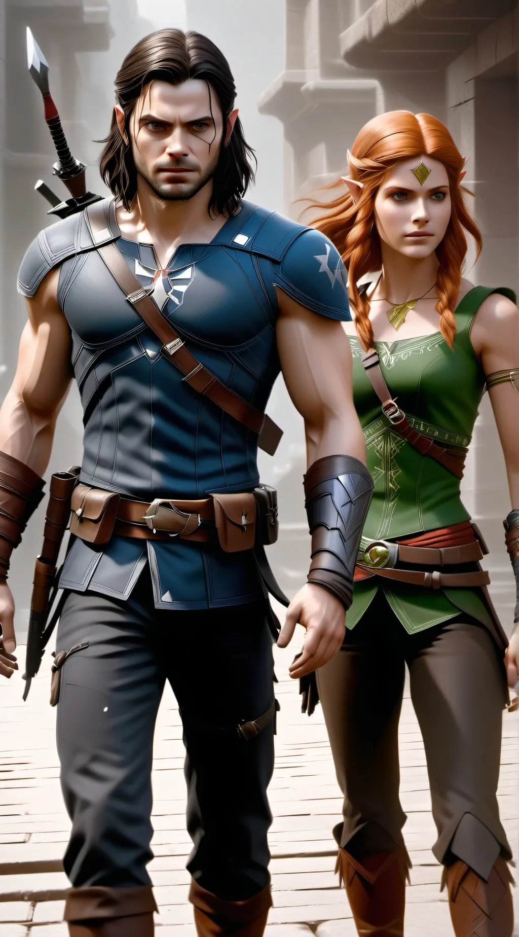 ai character: Link and Bucky background