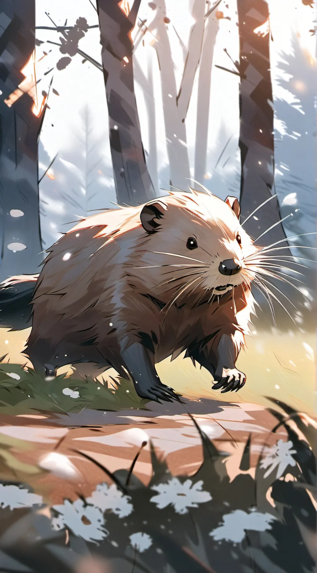 ai character: 🇵🇱Bóbr🇵🇱 background