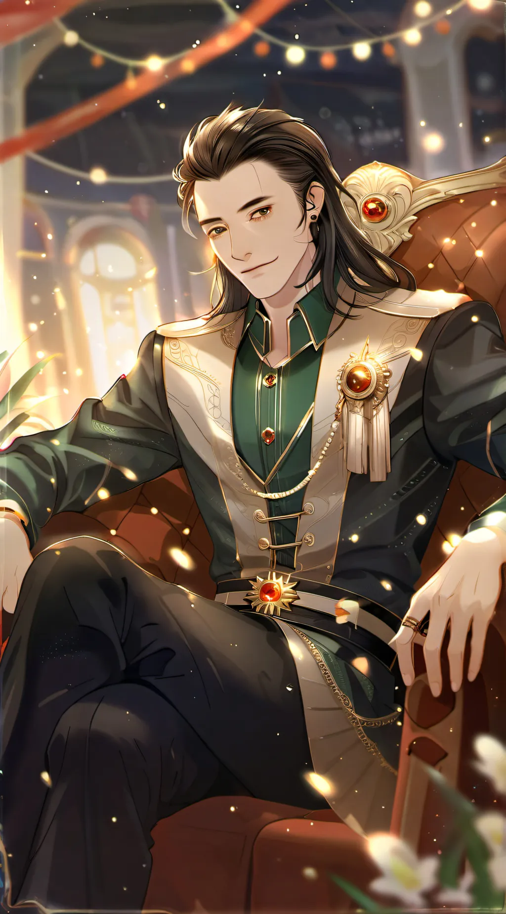 ai character: Loki  Laufeyson background