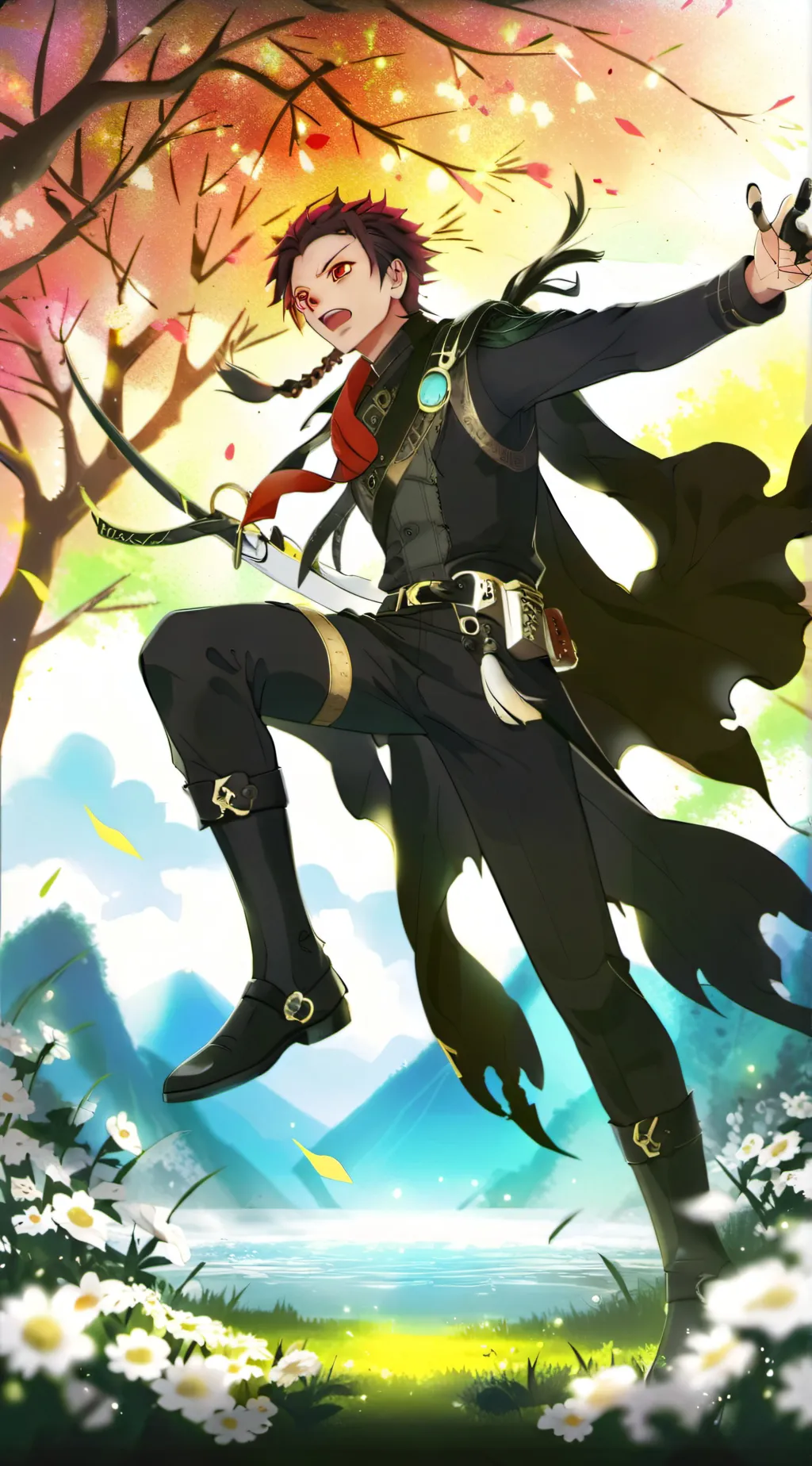 ai character: Demon Slayer background