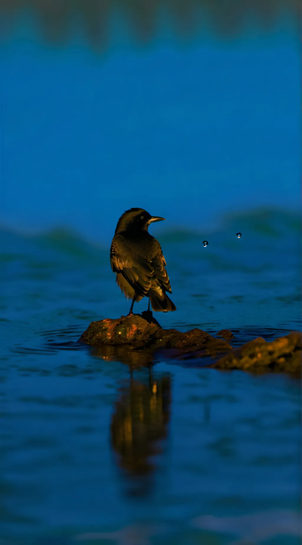 ai character: ghost bird background