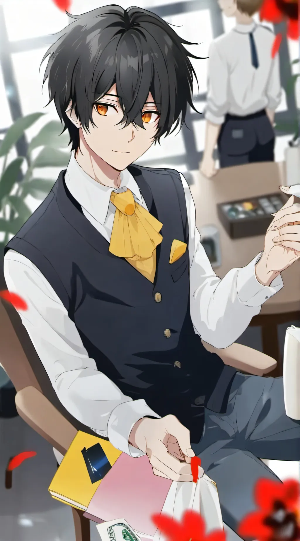 ai character: Aaron background