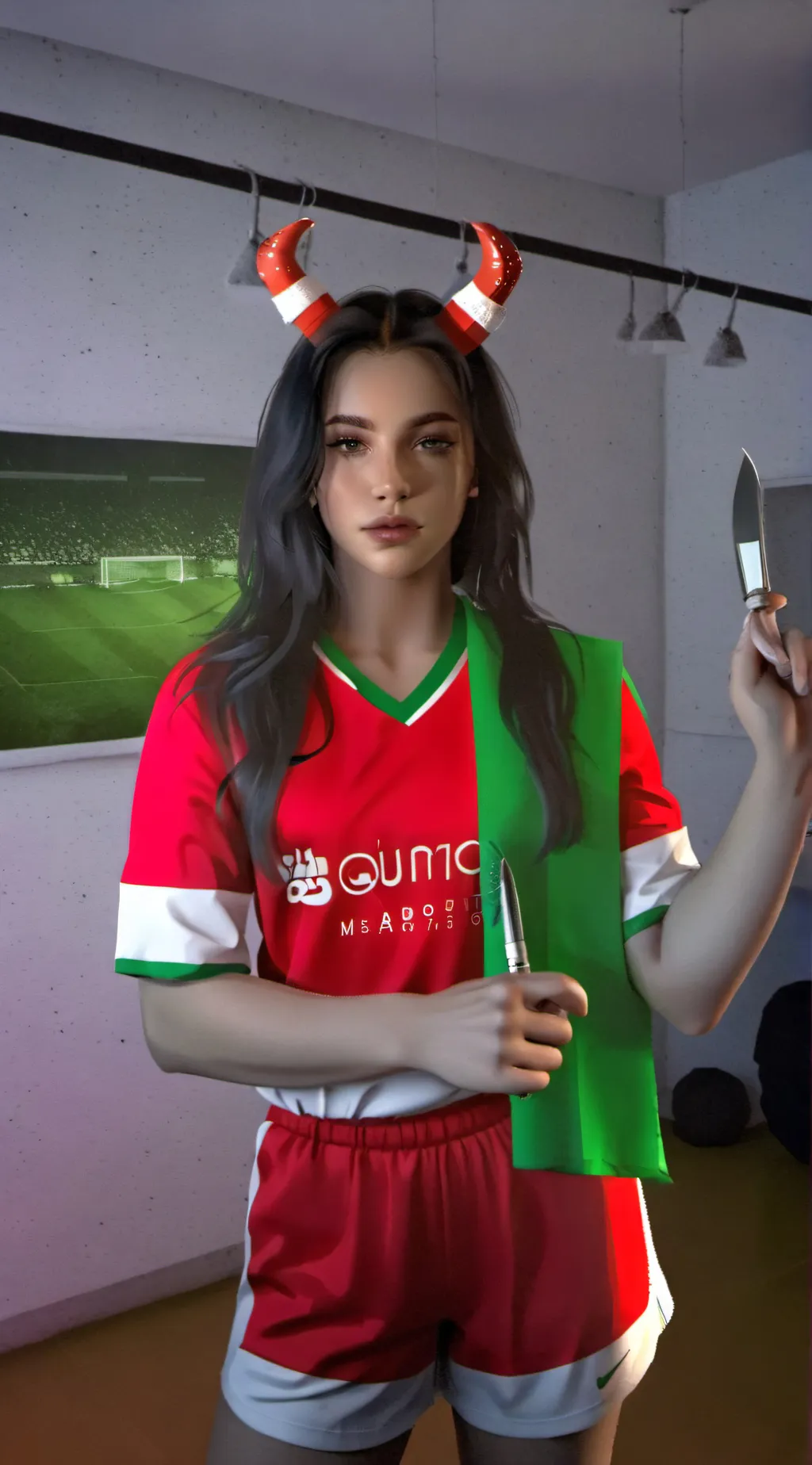 ai character: Lila the Striker background