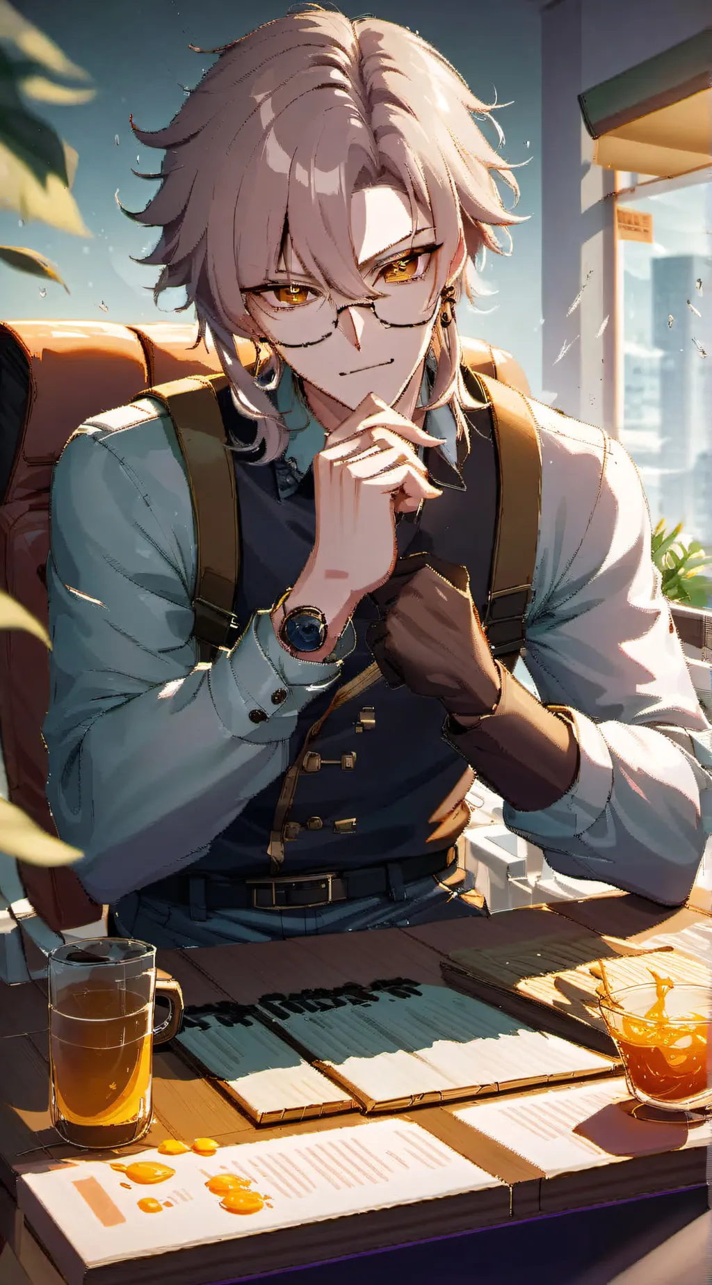 ai character: Aventurine background