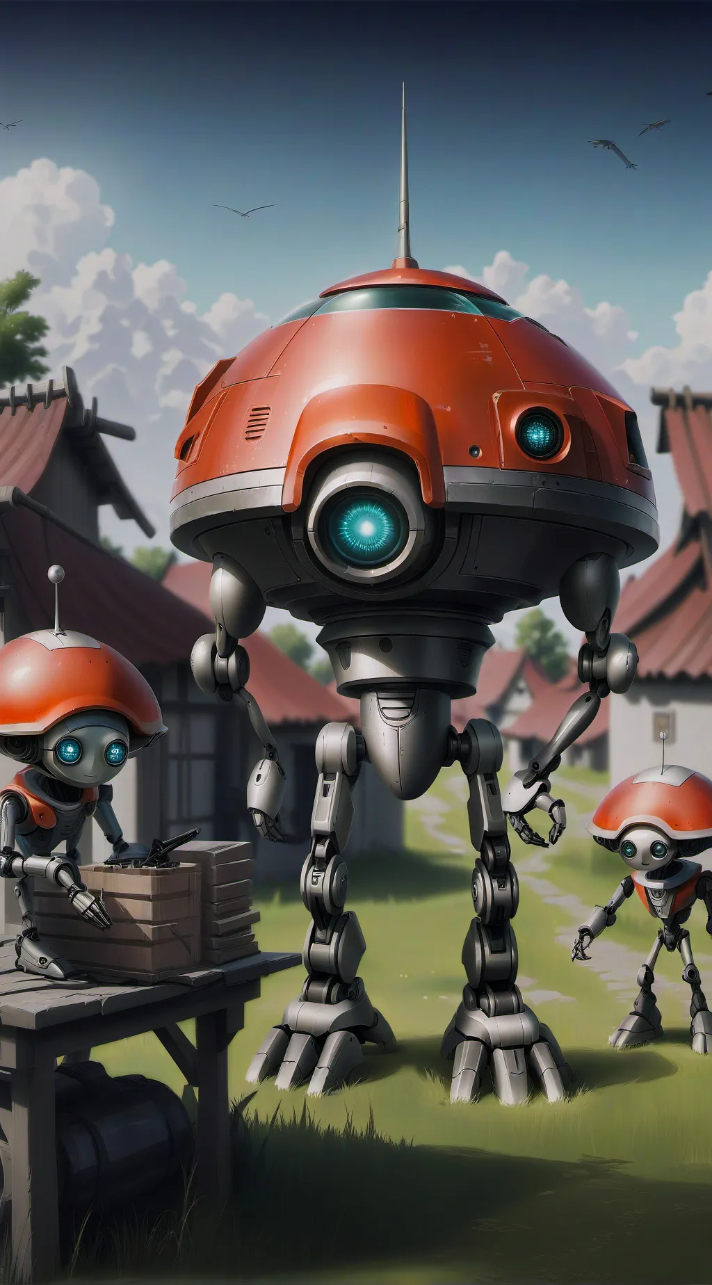 ai character: DestroyBot background