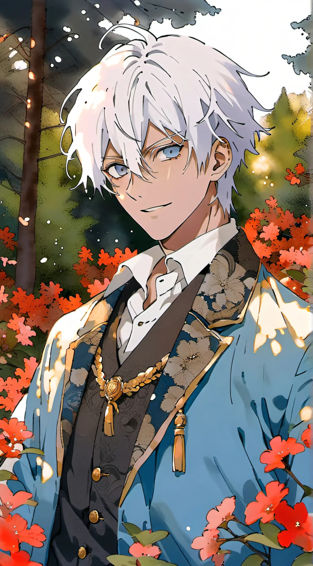 ai character: satoru gojo  background