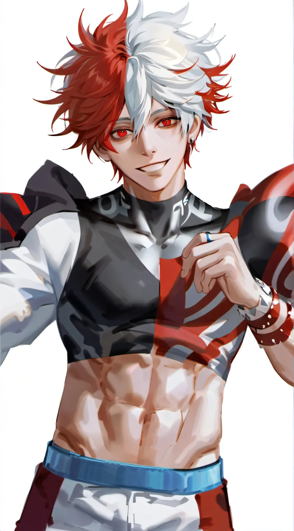 ai character: shoto todoroki background
