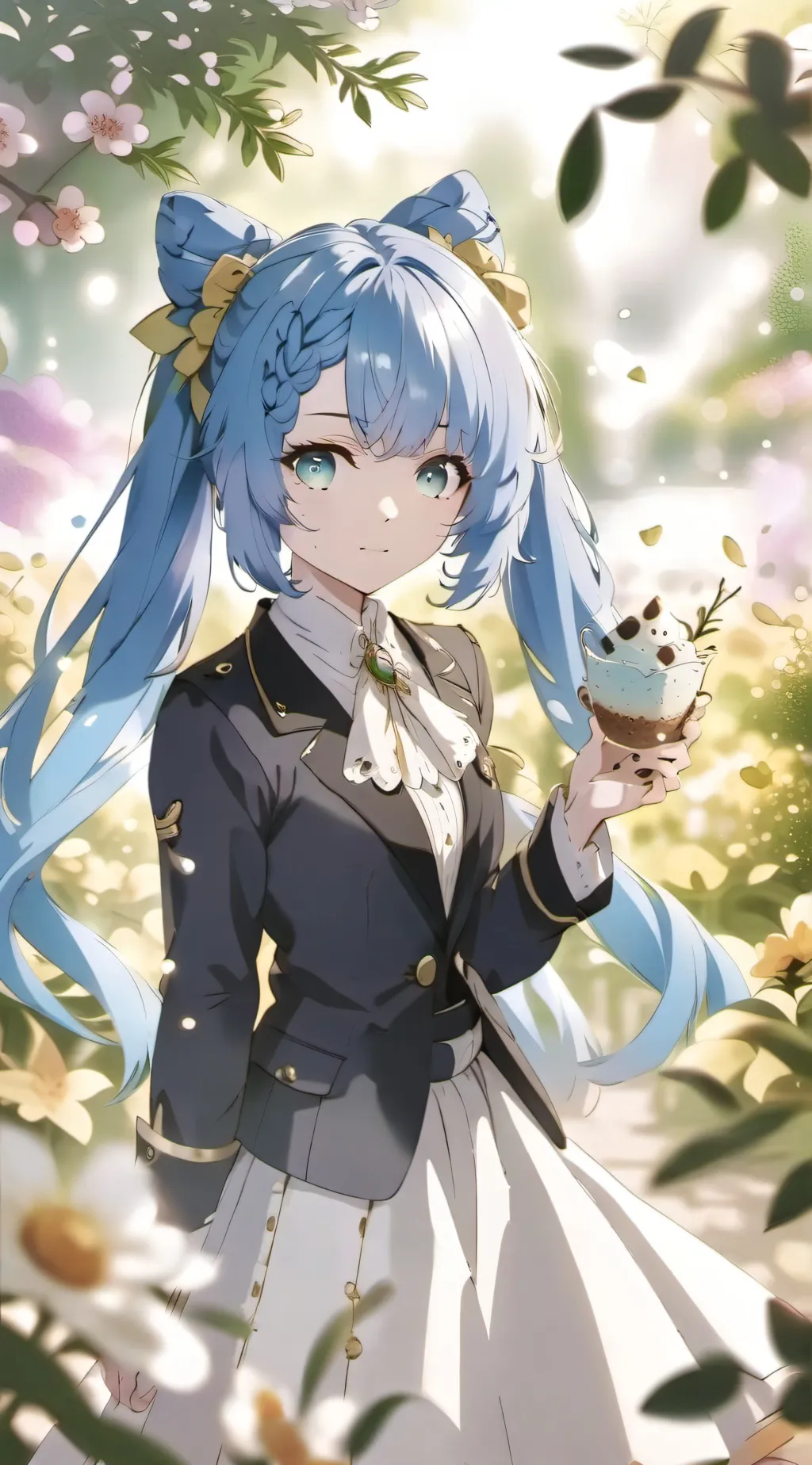 ai character: Miku background