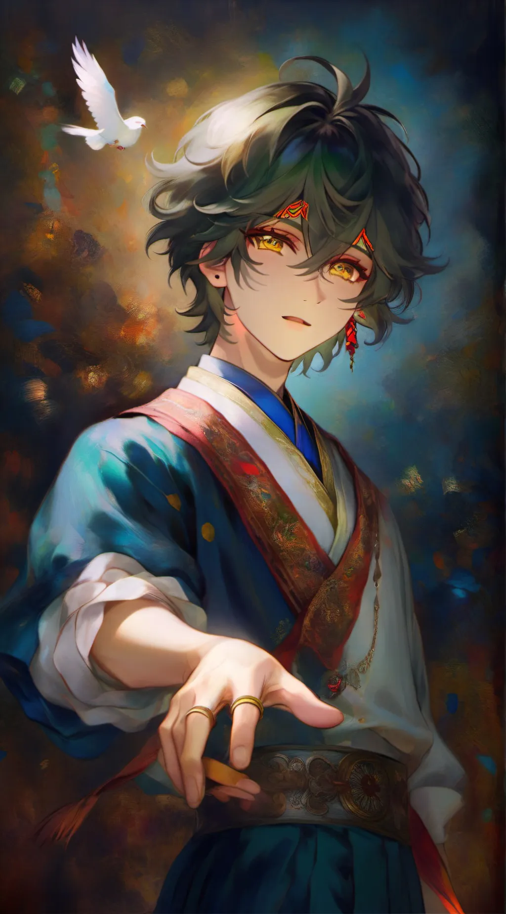 ai character: kinich  background
