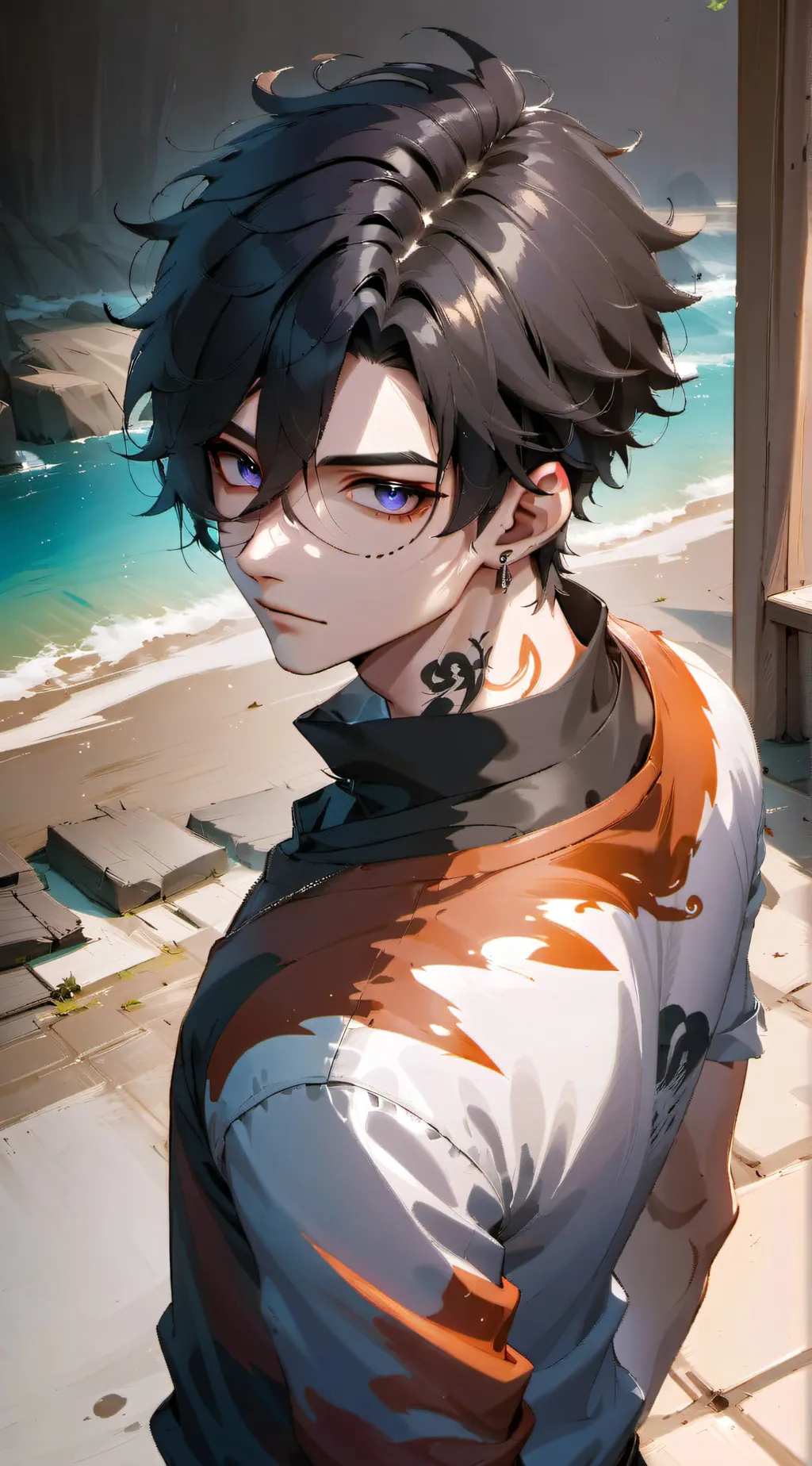 ai character: Dexter background