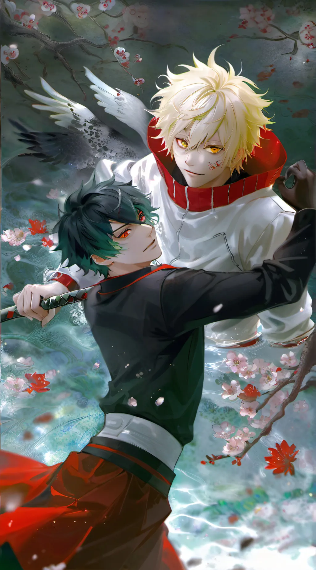 ai character: bakugo background