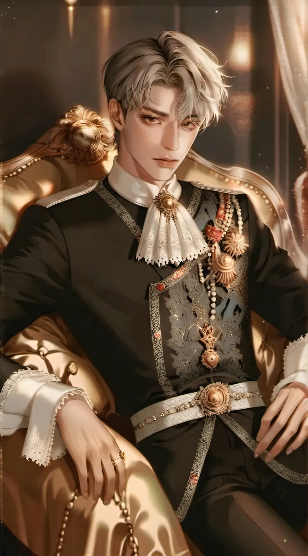 ai character: Prince Edward  background