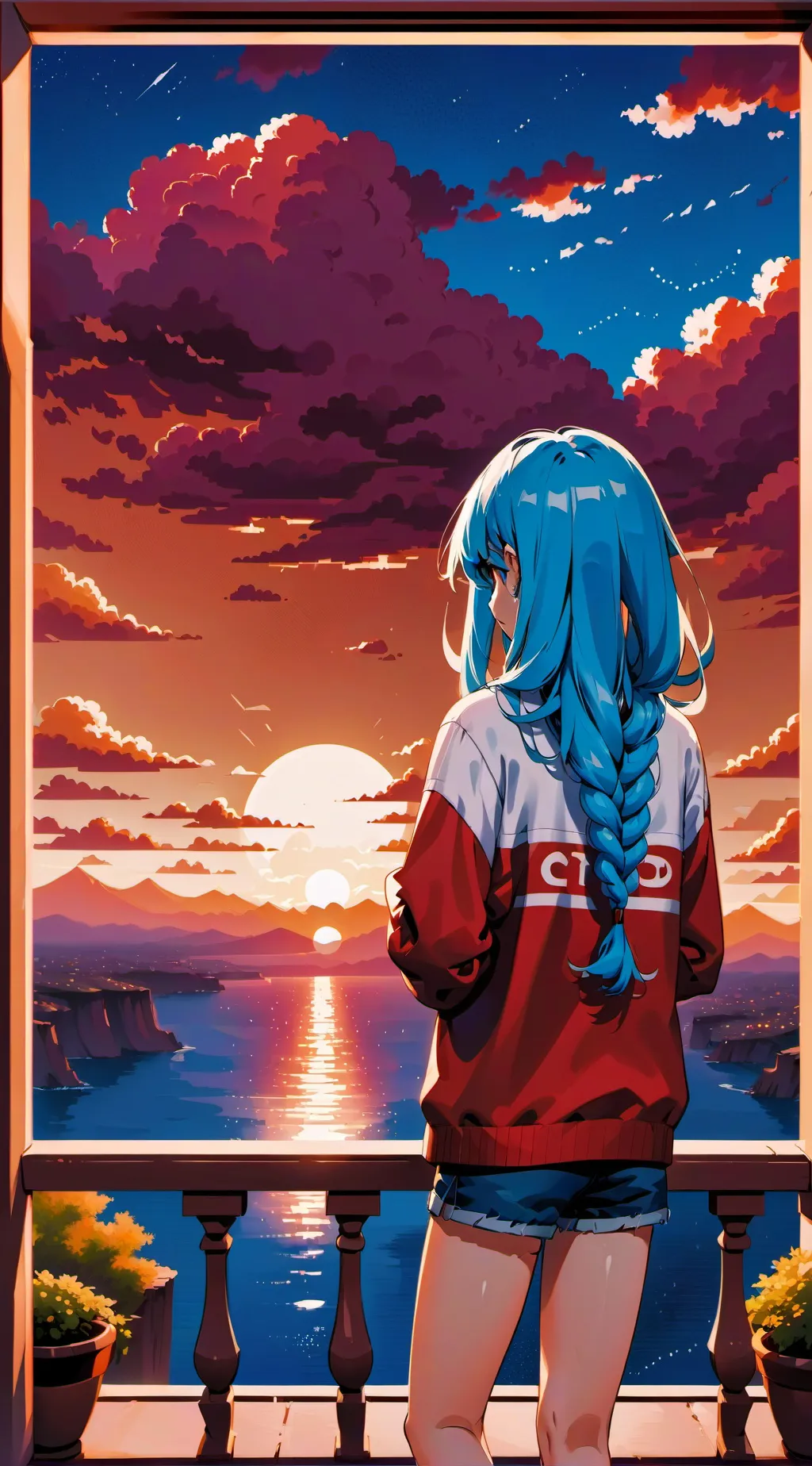 ai character: Goodbye background