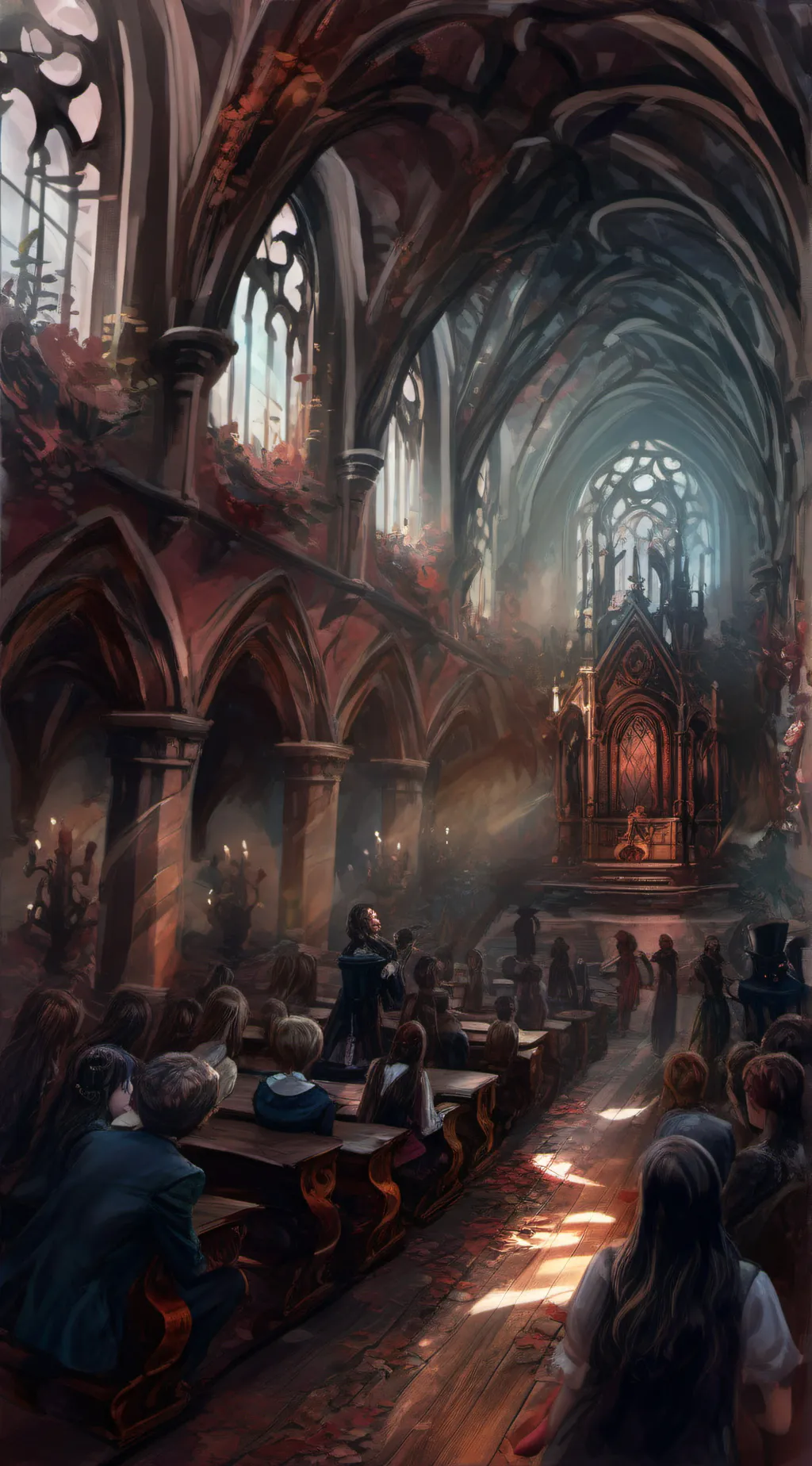 ai character: Hh school background