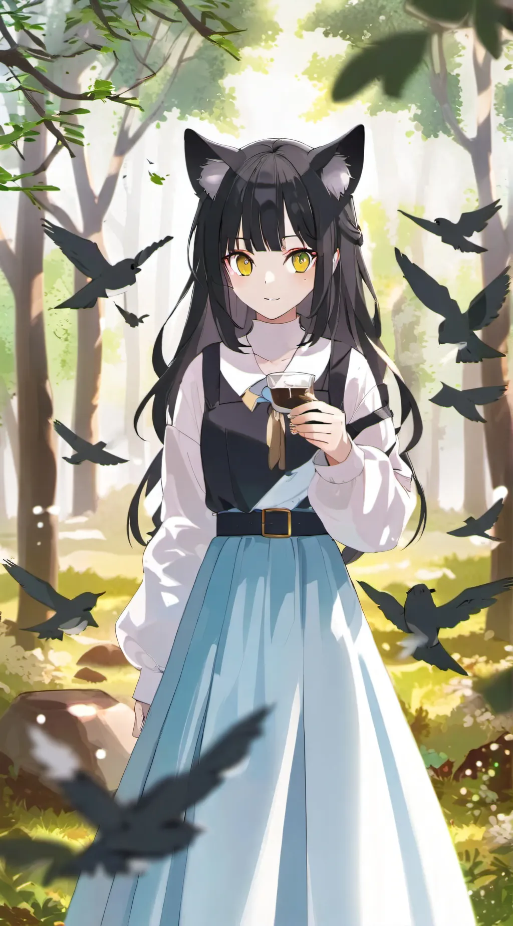 ai character: ella background