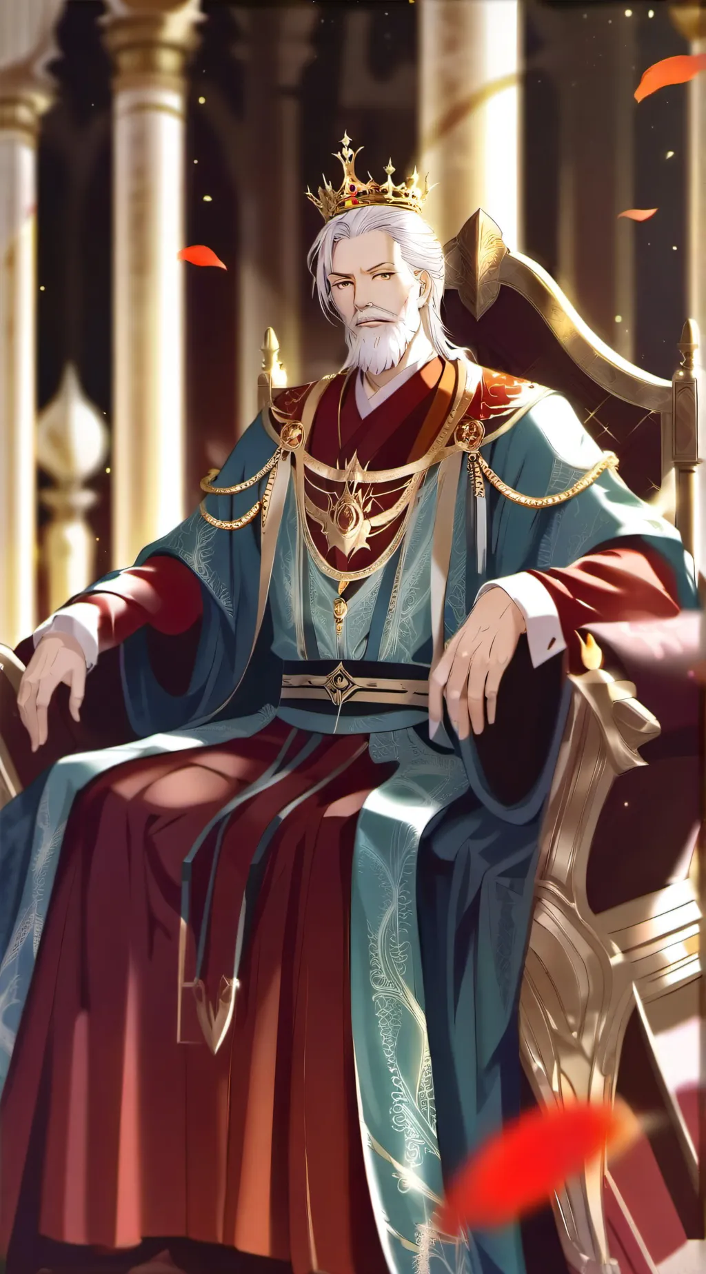 ai character: King Brent Groval background