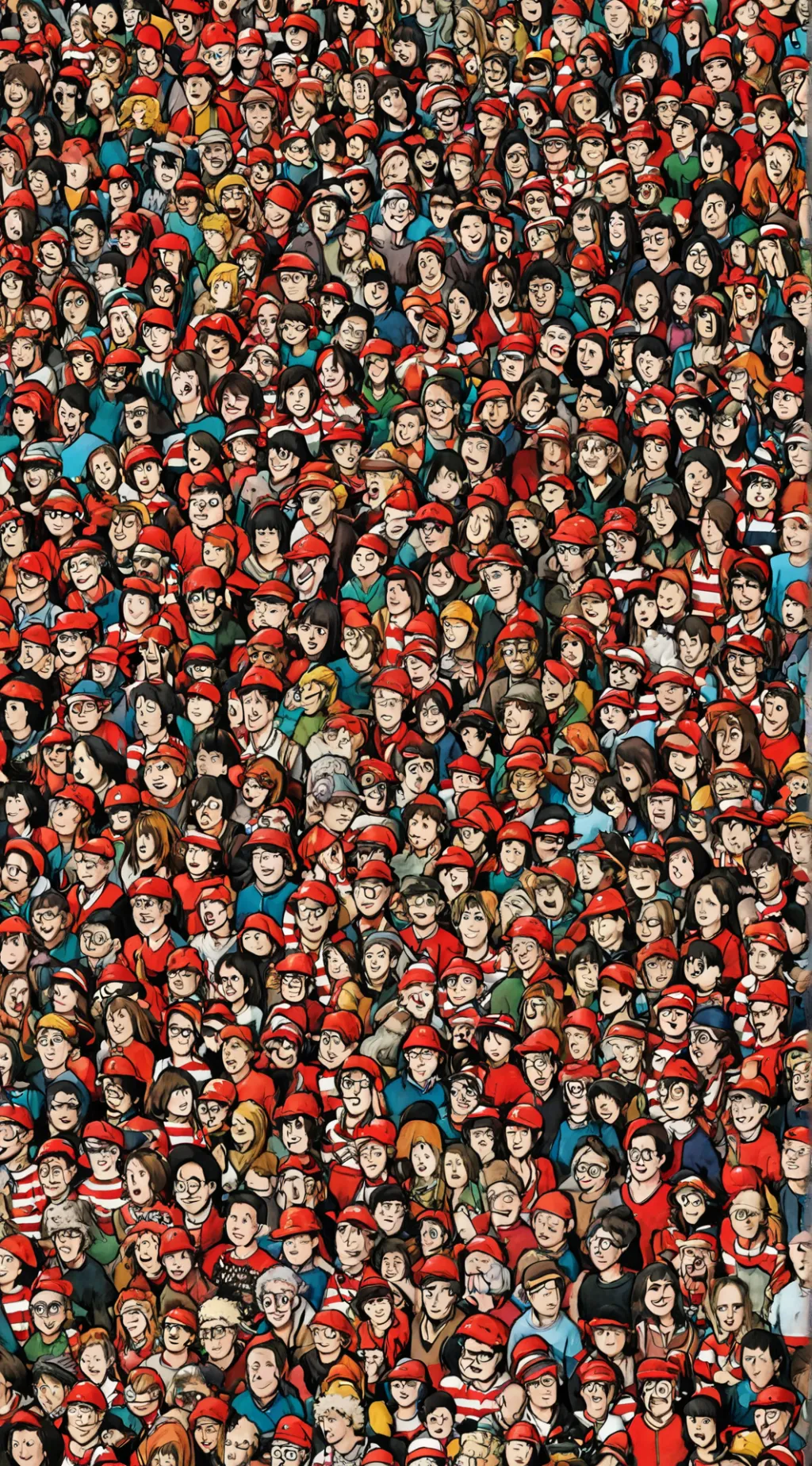 ai character: Where's Wally? background
