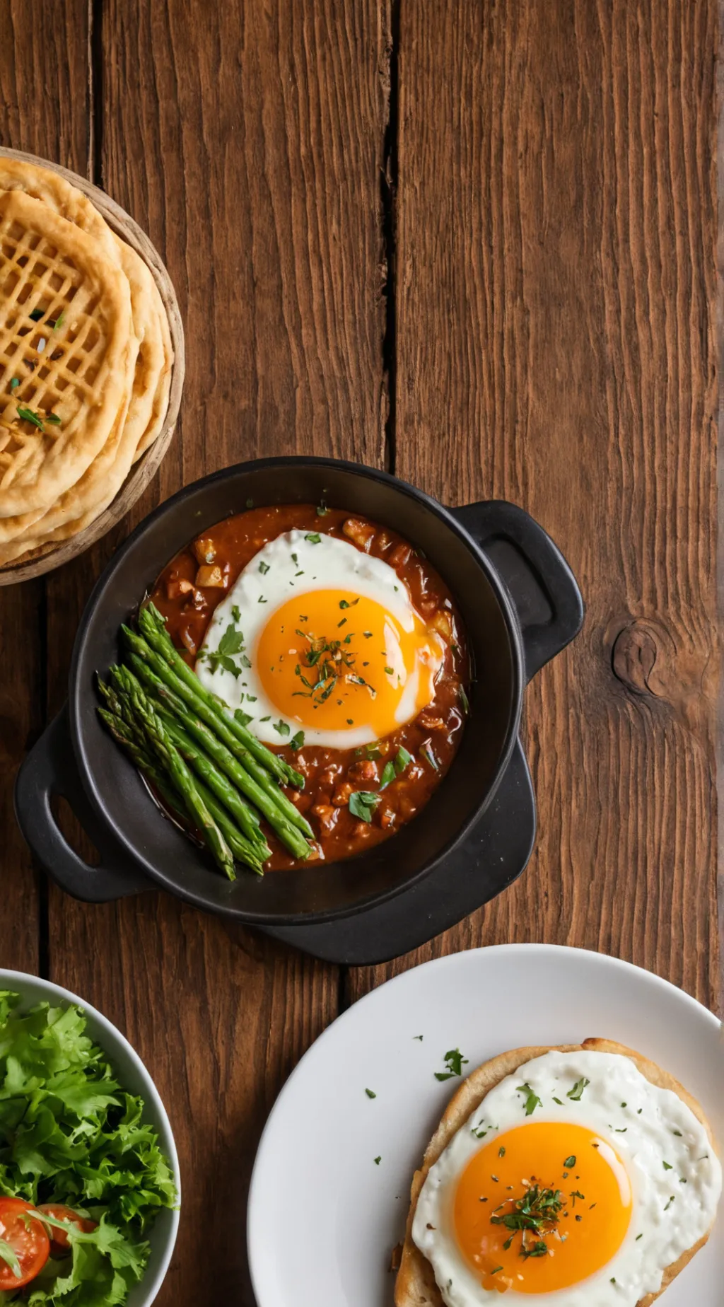 ai character: food background