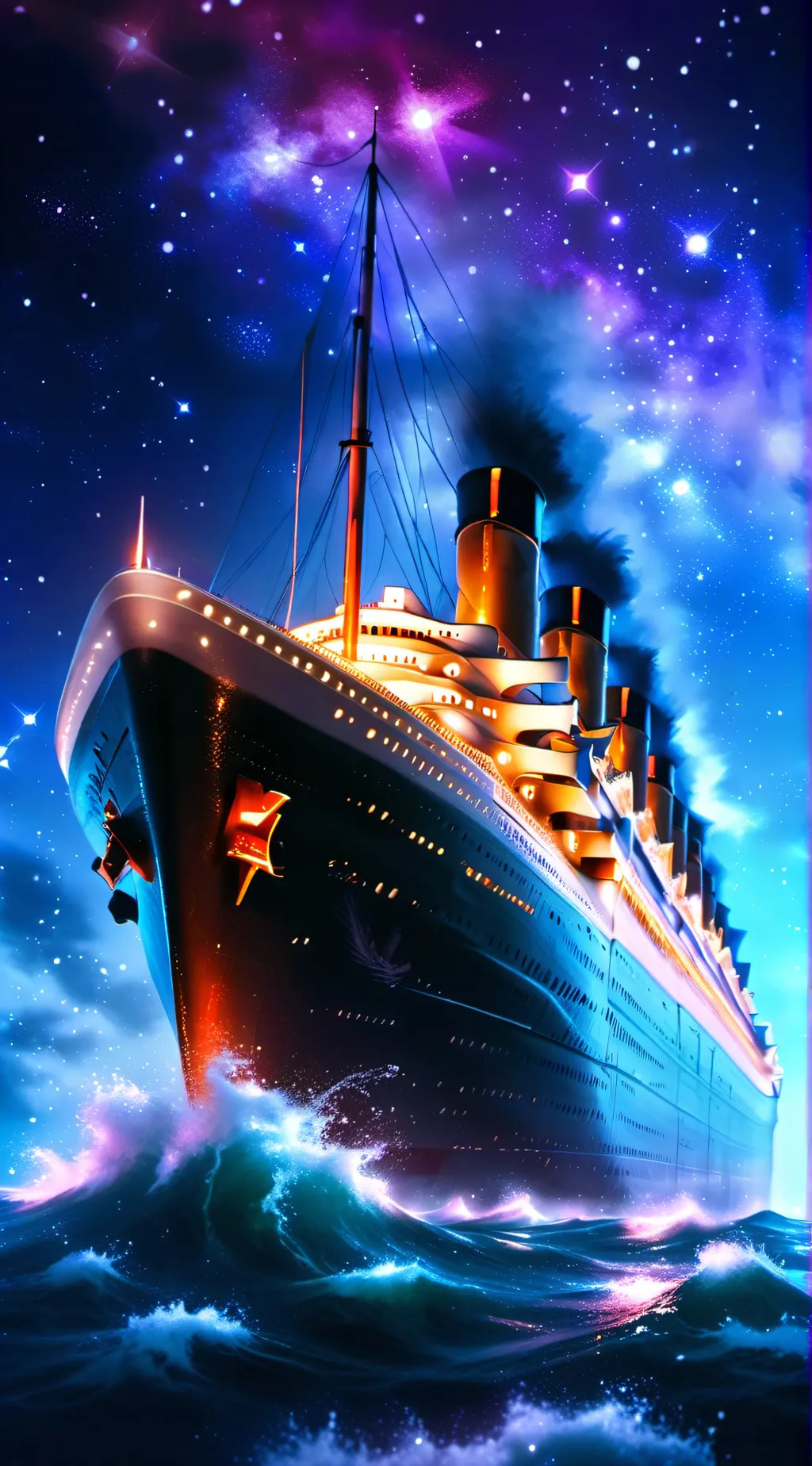 ai character: The Titanic background