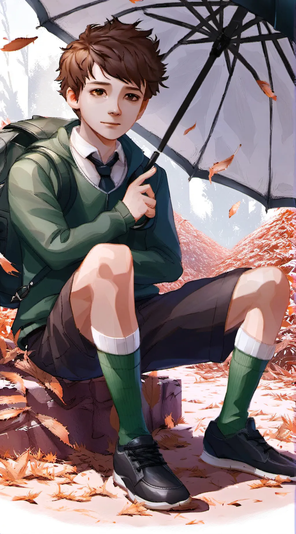 ai character: Number 5 background
